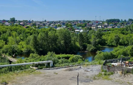 Река Реж в одноимённом городе ниже плотины Режевского водохранилища